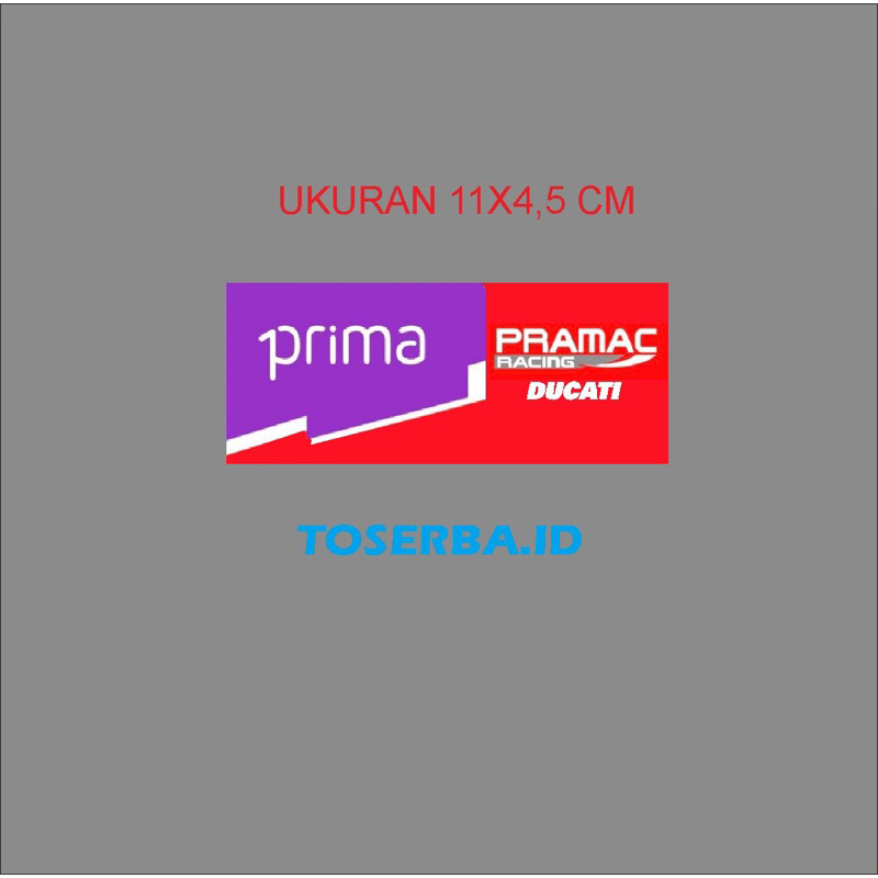 Prima Pramac Racing Sticker 11x4.5 cm