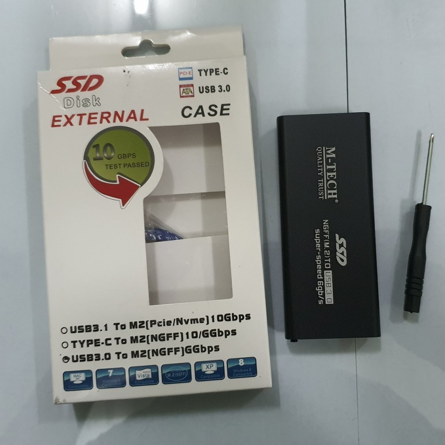 M-Tech box External Casing SSD M2 USB 3.0 05035