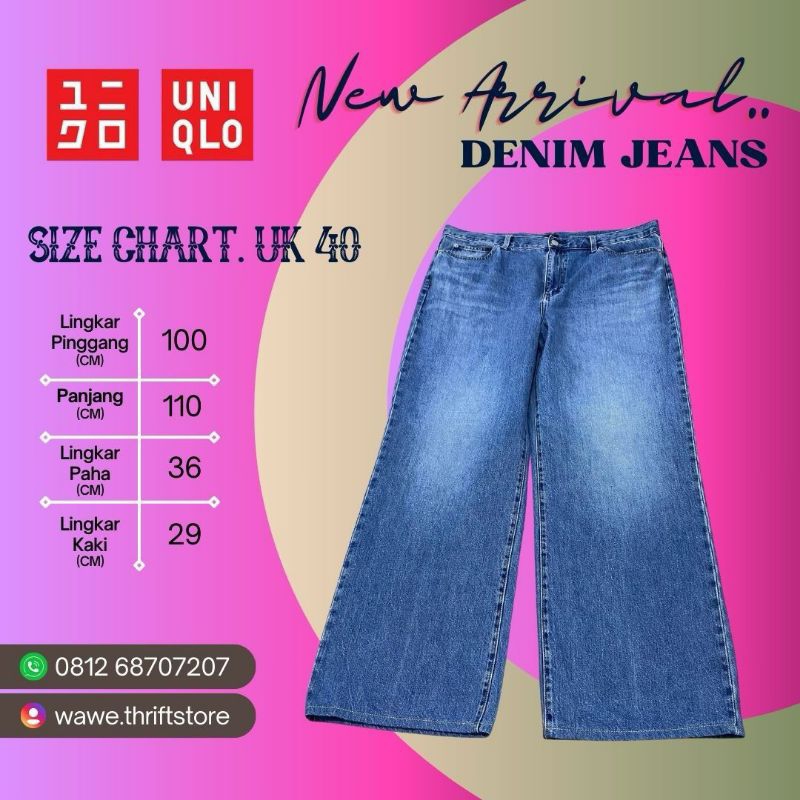 Uniqlo Buggy Jeans กางเกงผู้ชาย