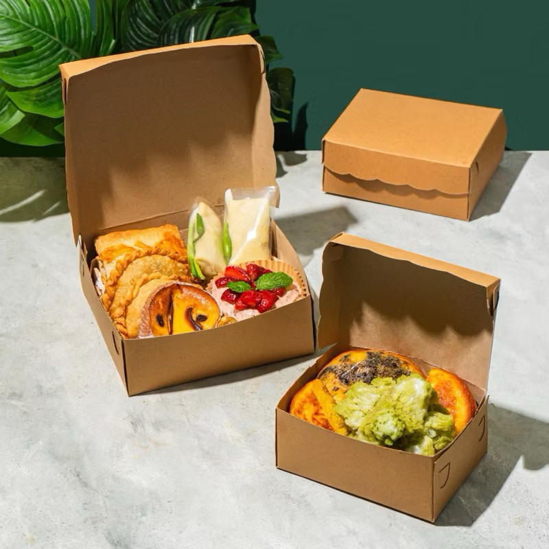 (PER PCS) KRAFT BOX R3 R5 R6 R7 310 แกรม / PARTY BOX / CAKE BOX