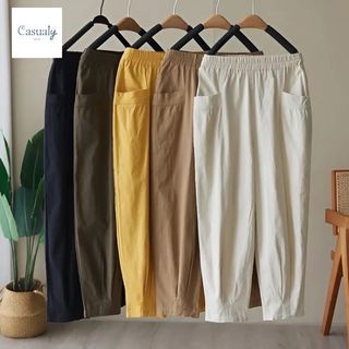 CASUALY - Zea Pants Wanita Jumbo Korean Style Strech