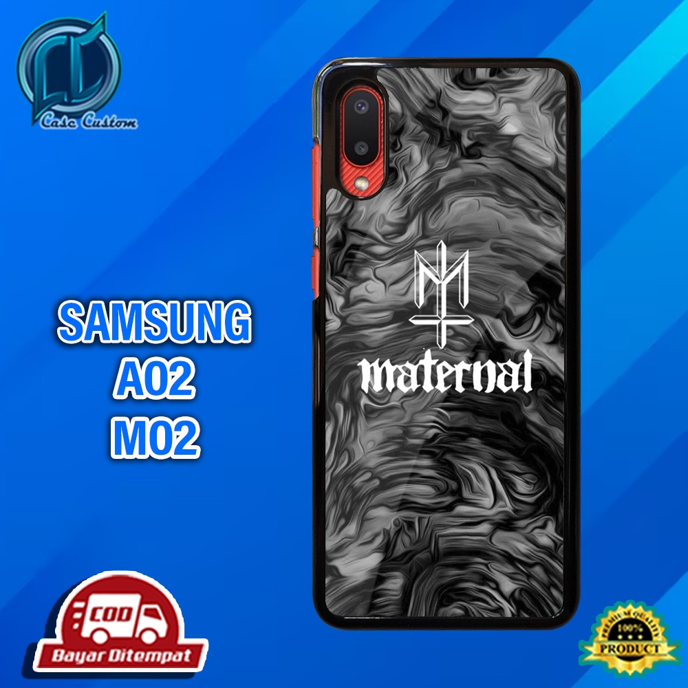 เคส SAMSUNG A02/M02 ใช้งานได้สําหรับโทรศัพท์มือถือทุกประเภท ยัง _เคสเงาล่าสุด _เคสแบบกําหนดเอง_Hardc