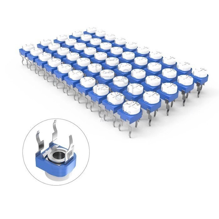 Vr Blue 220R-100K และ 20 K Vr Blue 220R/100K/20K ราคาต่อ 1 ชิ้น