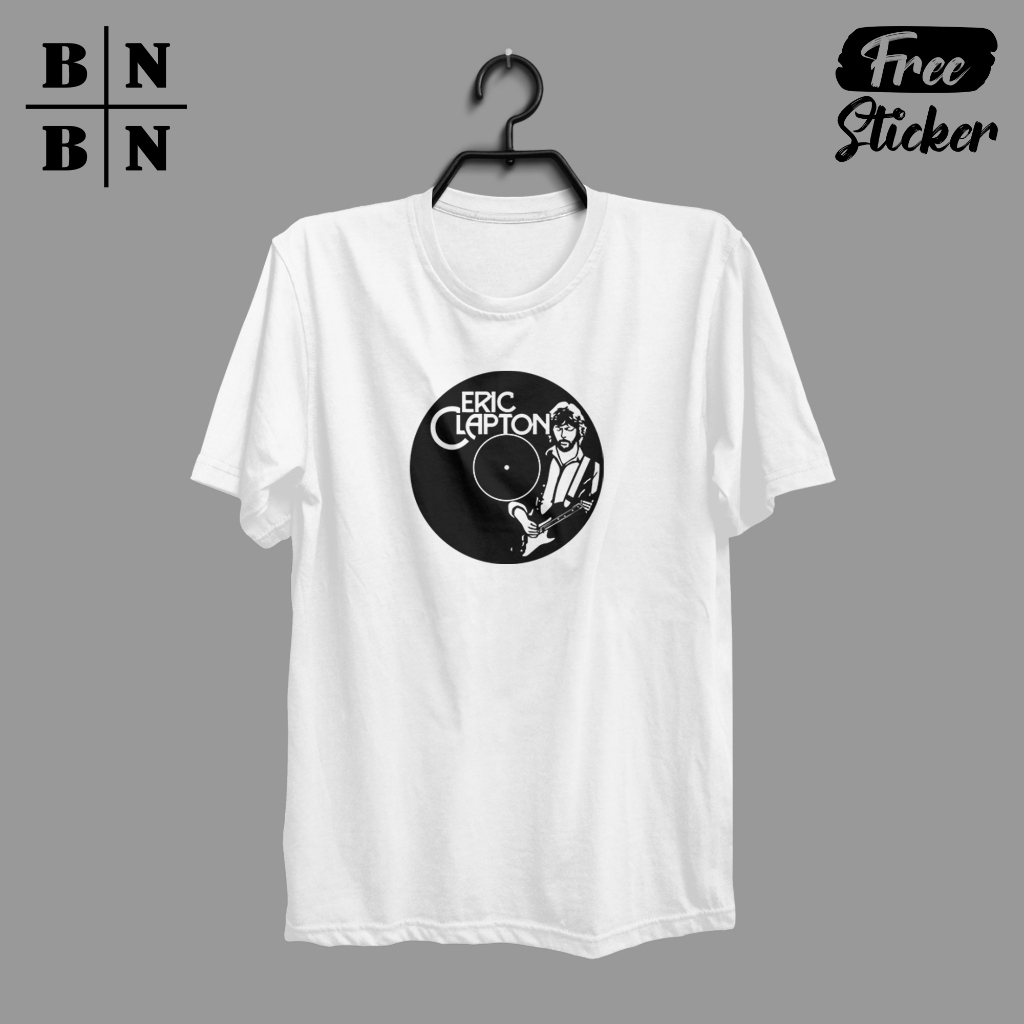 เสื้อยืดไวนิล Eric Clapton Band