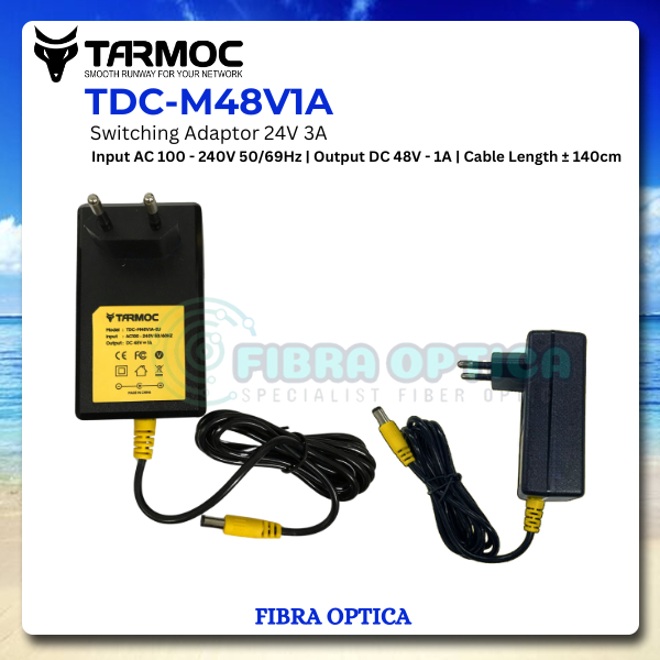 Tarmoc TDC-M48V1A | สวิตชิ่ง Adaptor 48V 1A | แหล่งจ่ายไฟ 48 โวลต์ 1 แอมป์