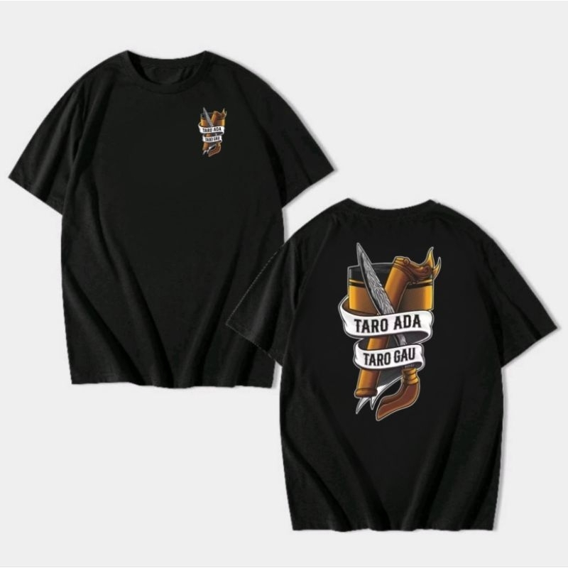 เสื้อยืด BUGIS TARO พร้อม TARO GAU PATTERN B4DIK TSHIRT ใหม่