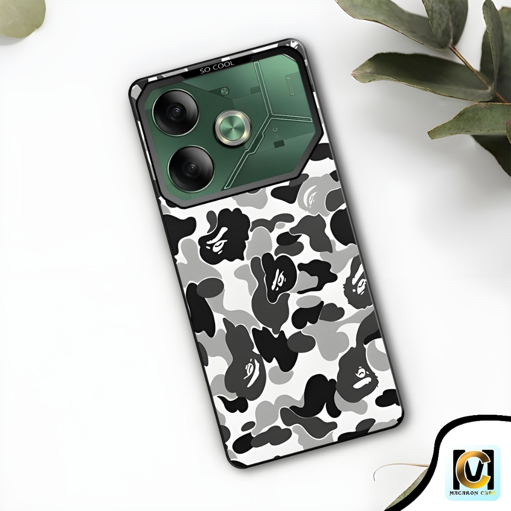 เคส So Cool Tecno Pova 6 | Tecno Pova 6 Pro 2025 Bape Motif ล่าสุด | Softcase So Cool Tecno Pova 6 -