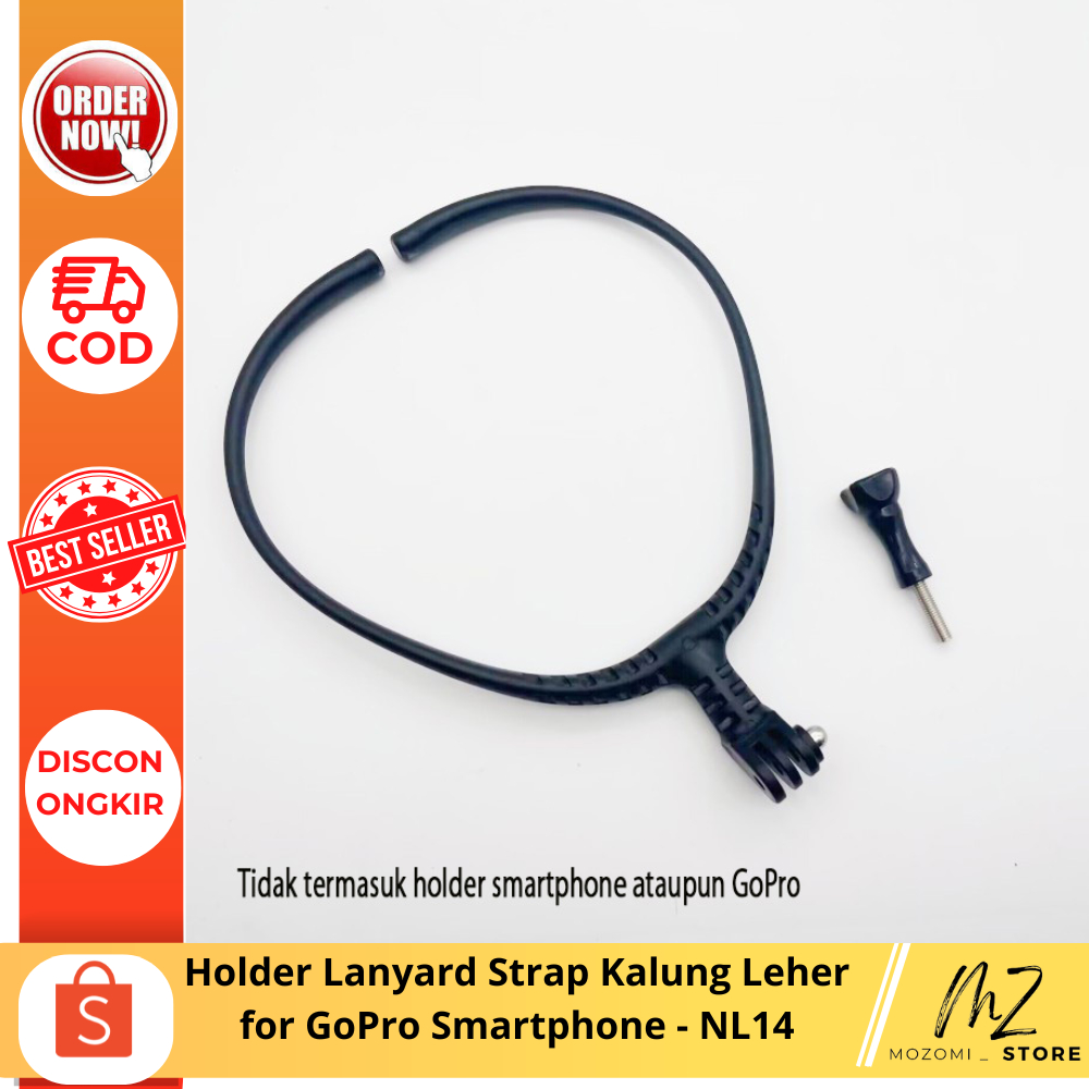 ที่ใส่สายคล้องคอสําหรับสมาร์ทโฟน GoPro / HP สร้อยคอ POV