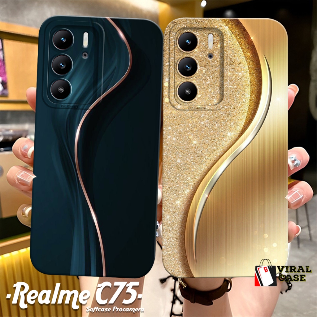 เคส REALME C75 4G 2024 / REALME C75X 4G 2024 / REALME C65 4G 2024 ล่าสุด - เคสแฟชั่นบทคัดย่อ - เคส R