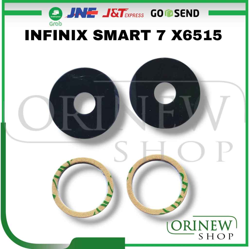 กระจกเลนส์กล้องหลัง Infinix Smart 7 X6515