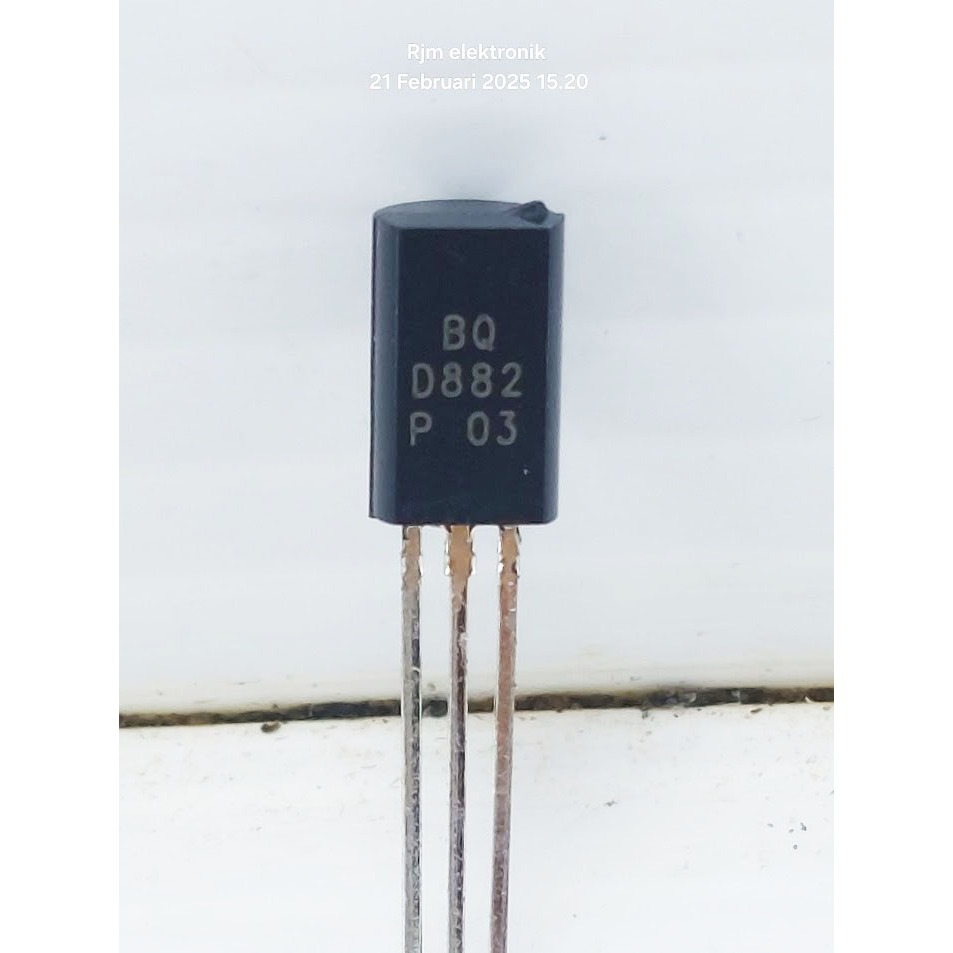 ประเภททรานซิสเตอร์ D882 ประเภท pnp เดิม