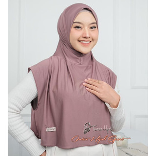 Hijab Rompi Instan khanisa Outer Hijab Sport Nonped Jersey Premium