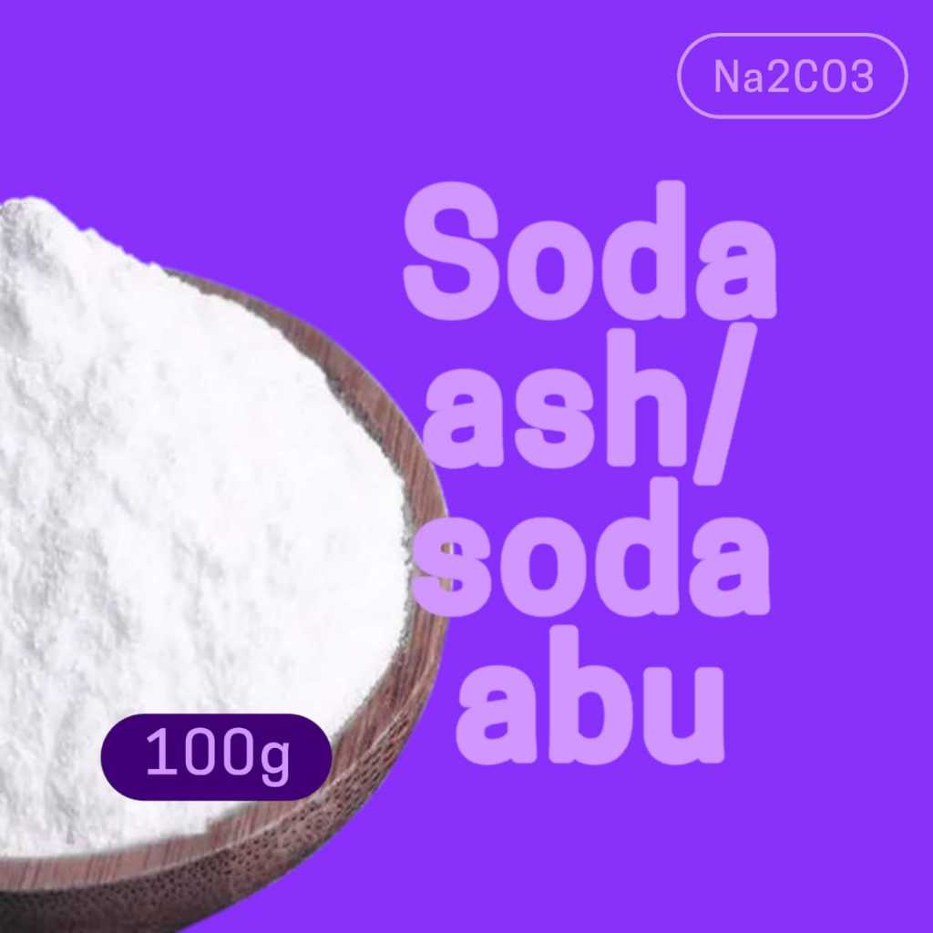 เถ้าโซดา 100g/Na2co3/คาร์บอนโซเดียม/เทาโซดา/ส่วนผสมทําสบู่/ส่วนผสมซักรีด
