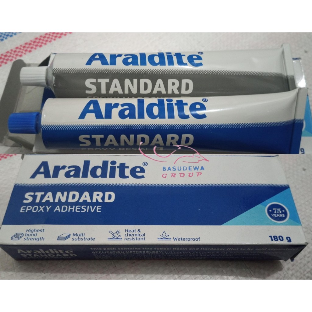 RALDITE BLUE GLUE 90 MINUTES EPOXY ADHESIVE - 180 GRAM EPOXY GLUE (RESIN & HARDENER)