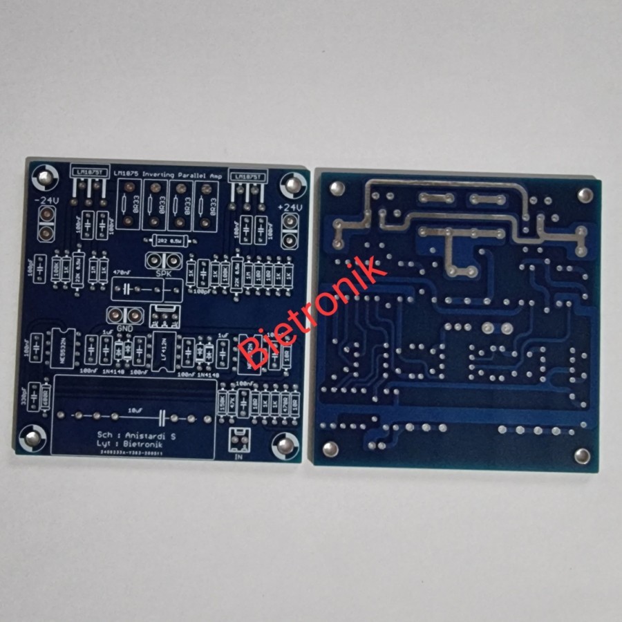 PCB LM1875 Inv Parallel AMP Dauble layer