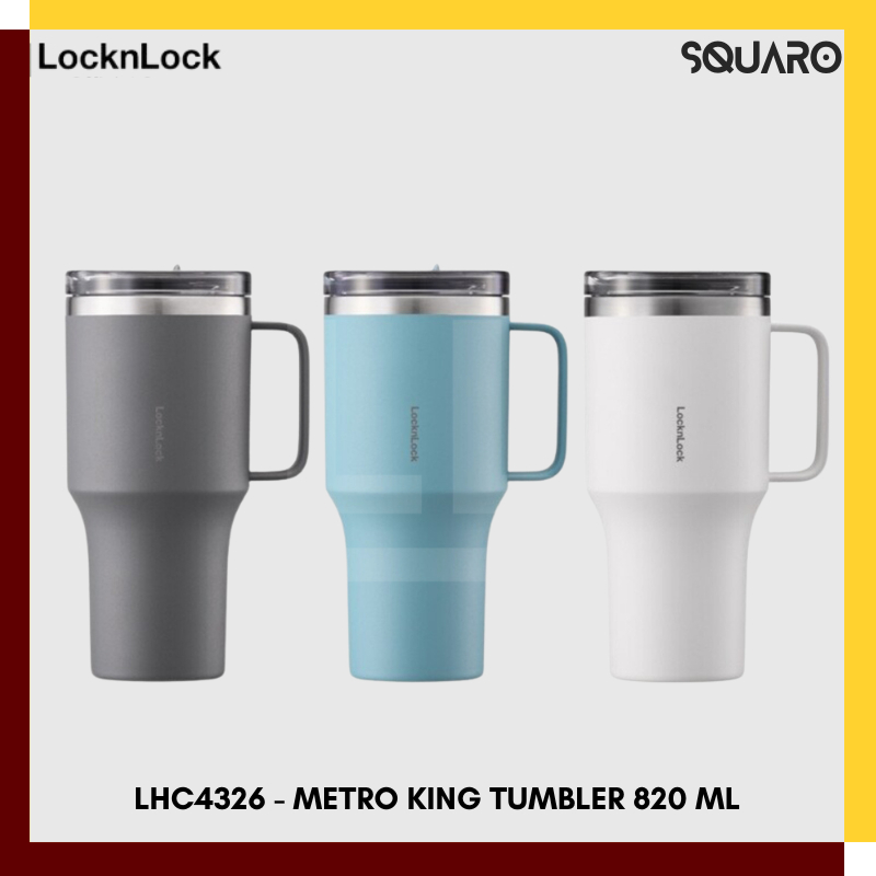 SQUARO - LocknLock Metro King Tumbler 820ml - LHC4326