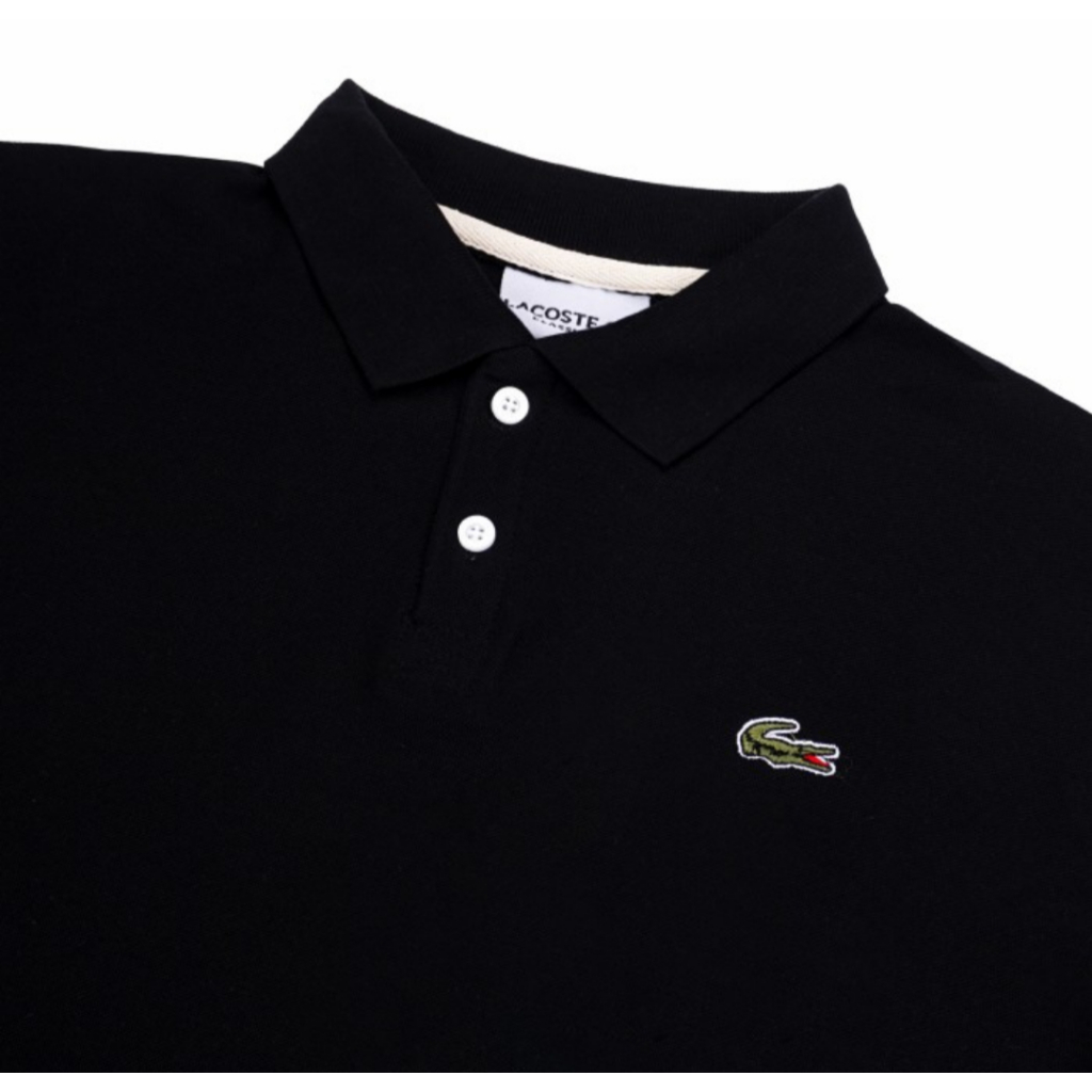 เสื้อโปโลสีดํา LACOSTE