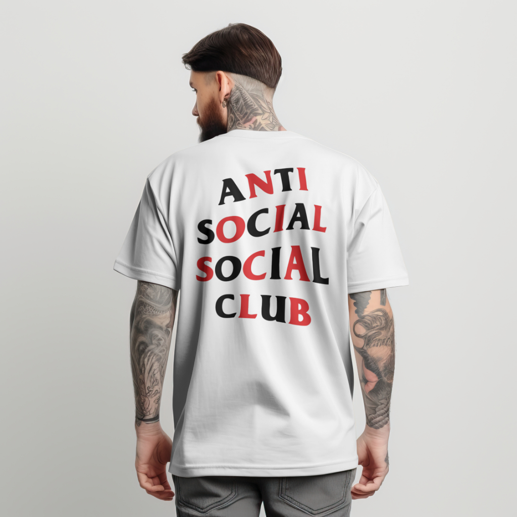 เสื้อยืด Unisex distro สําหรับผู้ชายและผู้หญิง ANTI SOCIAL SOCIAL CLUB 3 || 100% COTTON COMBED 24s P