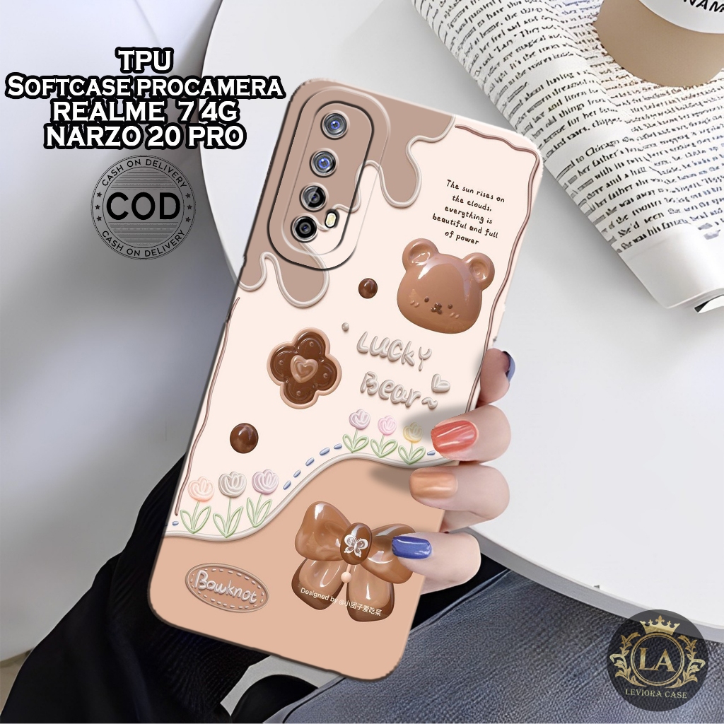 เคส Realme 7 4G / Narzo 20 Pro - เคส Leviora - เคสแฟชั่น Bear - Softcase Realme 7 4G / Narzo 20 Pro 