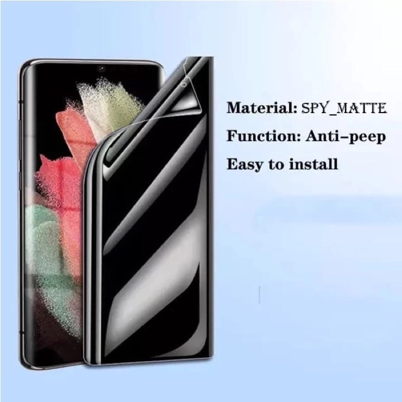 ไฮโดรเจลความเป็นส่วนตัว Samsung S26 ultra S25 Ultra S24 Ultra S23 ultra S22 ultra S21 ultra S20 ultr