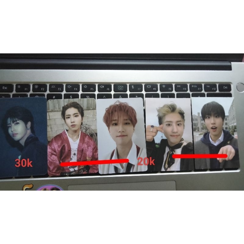 Photocard stray kids Han jisung,Hyunjin, Seungmin