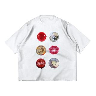 Aeternum Depressed White T-shirt Boxy Oversize Cotton Combed 24s