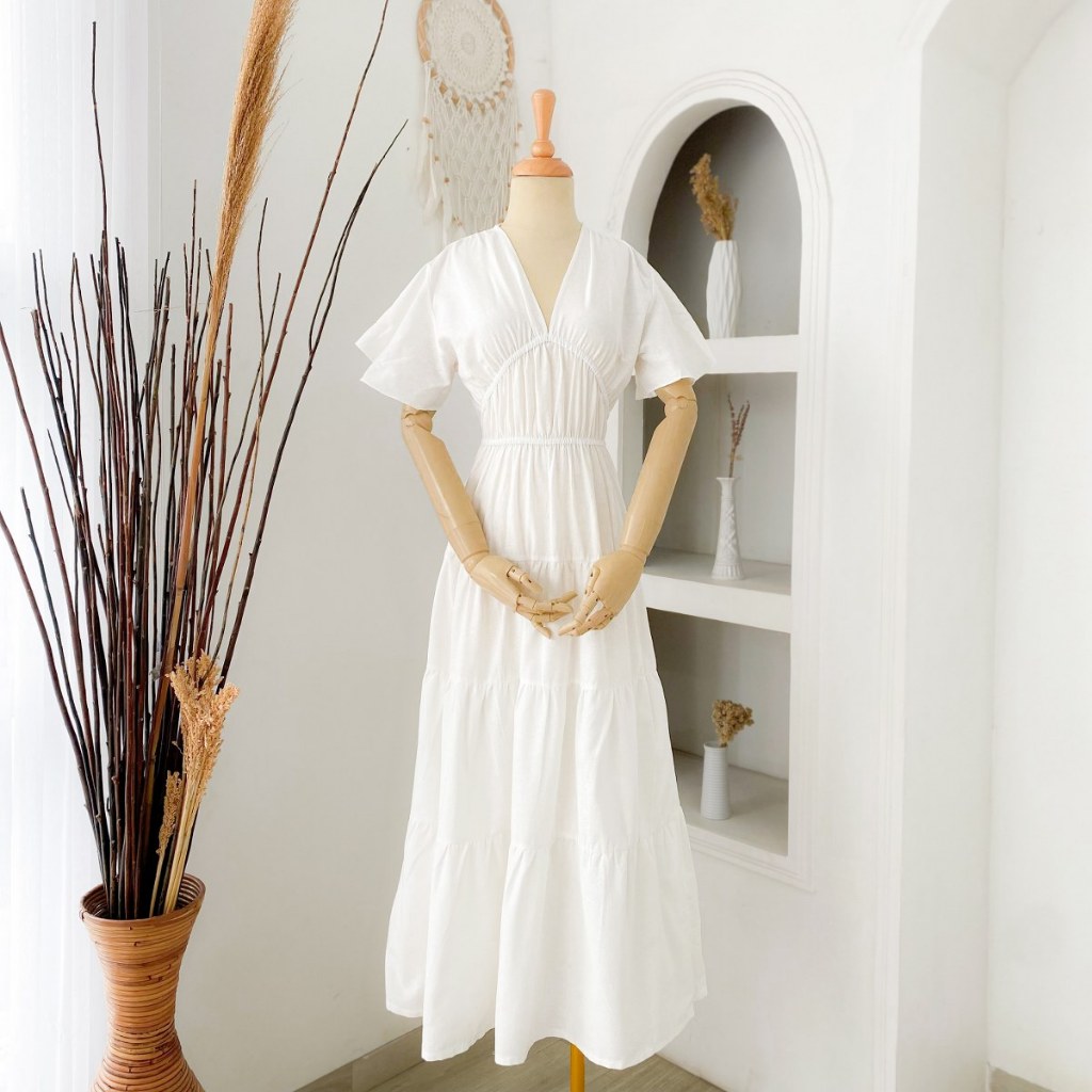 HANYA RUFFLE DRESS**