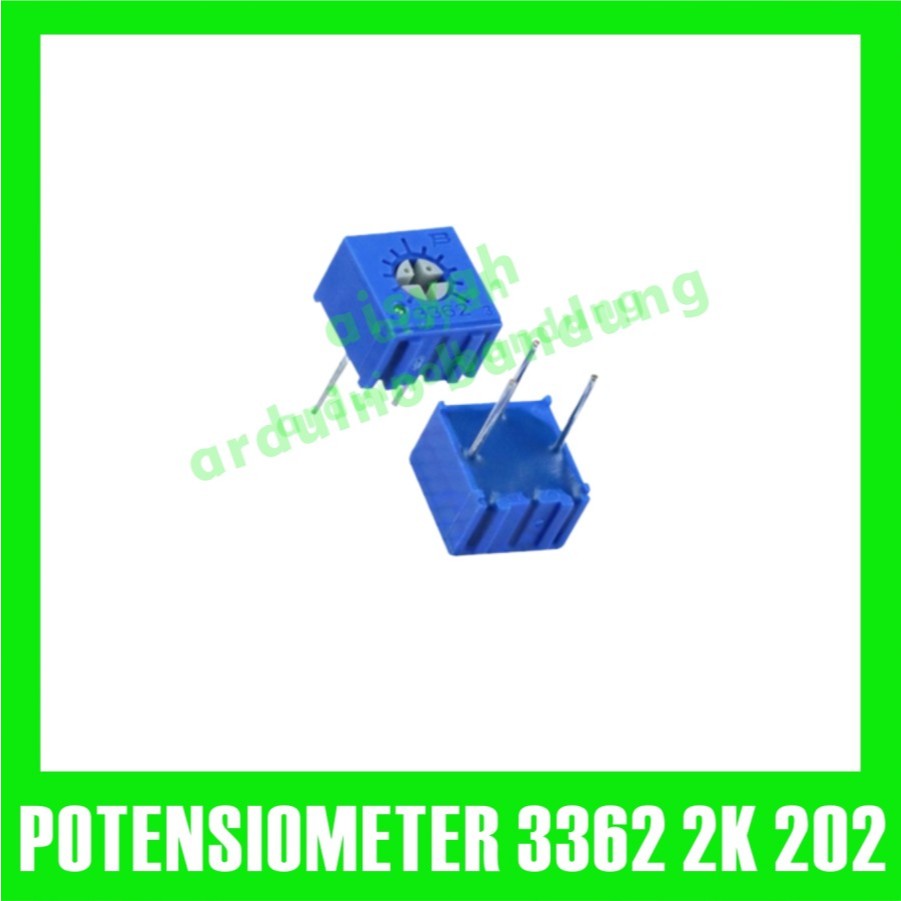 VR 3362P 202 2K OHM POTENTIOMETER 3362 TRIMPOT POTENSIO