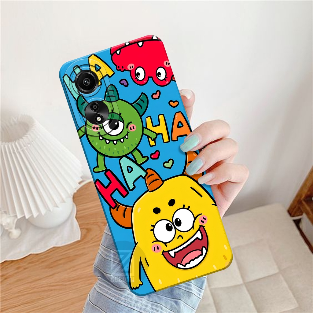 เคส HP Oppo A78 4G 2023 - เคสแฟชั่นการ์ตูน - ZELORA - Oppo A78 4G Softcase - เคส Oppo A78 4G - เคส O