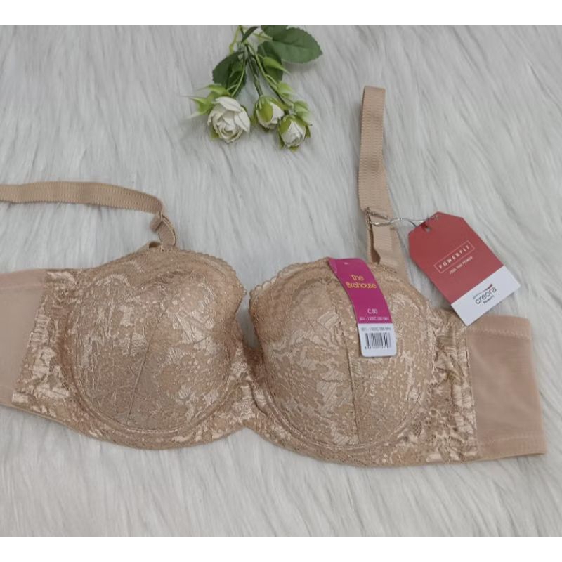 Brahouse Price บราไร้โครงโฟมขนาดกลาง รุ่น Half cup ขนาด 34/36/38 Cup C