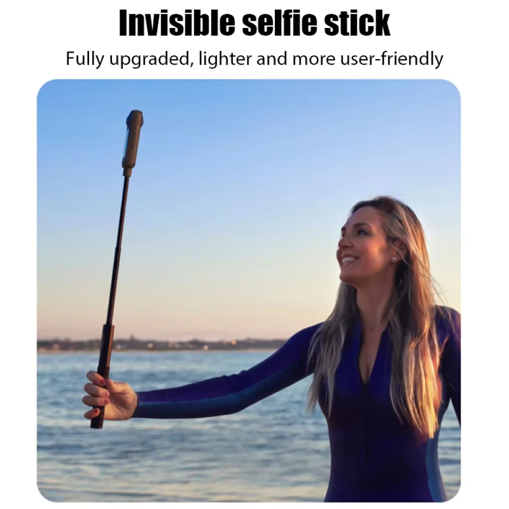 TaffSTUDIO Tongsis Selfie Stick ที่มองไม่เห็น Ultra Long 1.1M Insta360 X4 X3 insta one rs gopro max3