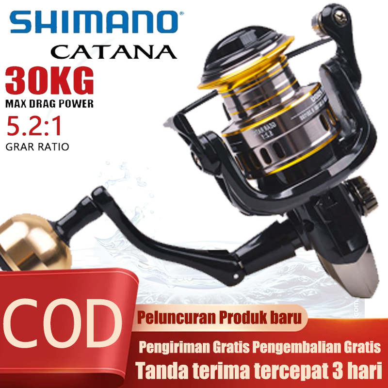 รอกตกปลาโลหะ Shimano HE 1000 – 7000 ลาก 30KG รอกตกปลาโลหะ CNC 14 BB รอกตกปลา รอกตกปลาพลังแรง