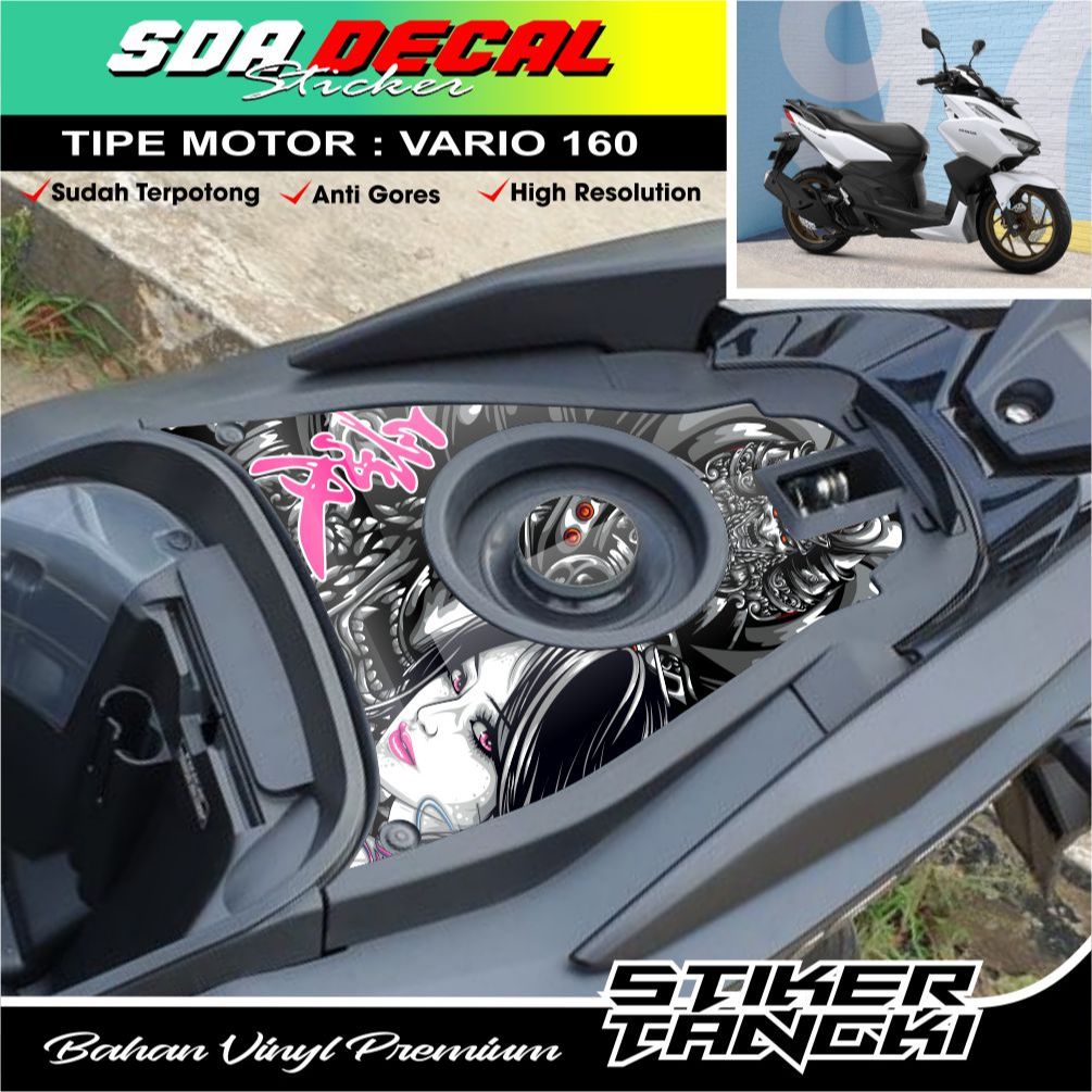 สติ๊กเกอร์ถังแก๊ส VARIO 160 CBS ระดับพรีเมียม - สติ๊กเกอร์ติดถัง VARIO 160 CBS