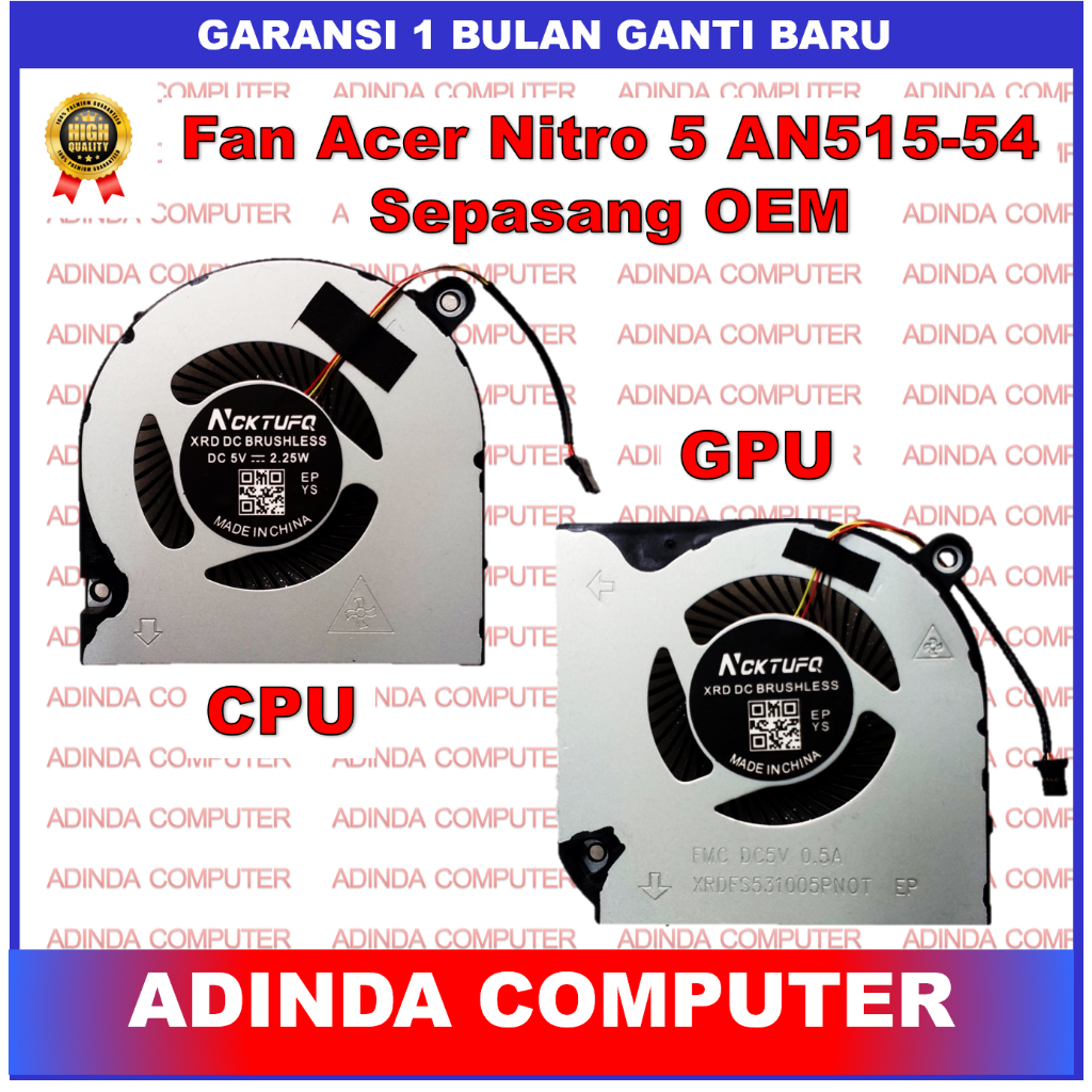 Acer Nitro 5 AN515-54 AN515-43 AN517-51 / Nitro 7 AN715-51 7 A715-41G A715-42G A715-74G A715-75G CPU