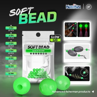 Soft Bead Manik Manik Glow In The Dark Premium Luminous Markiman Stopper GID Glow In The Dark