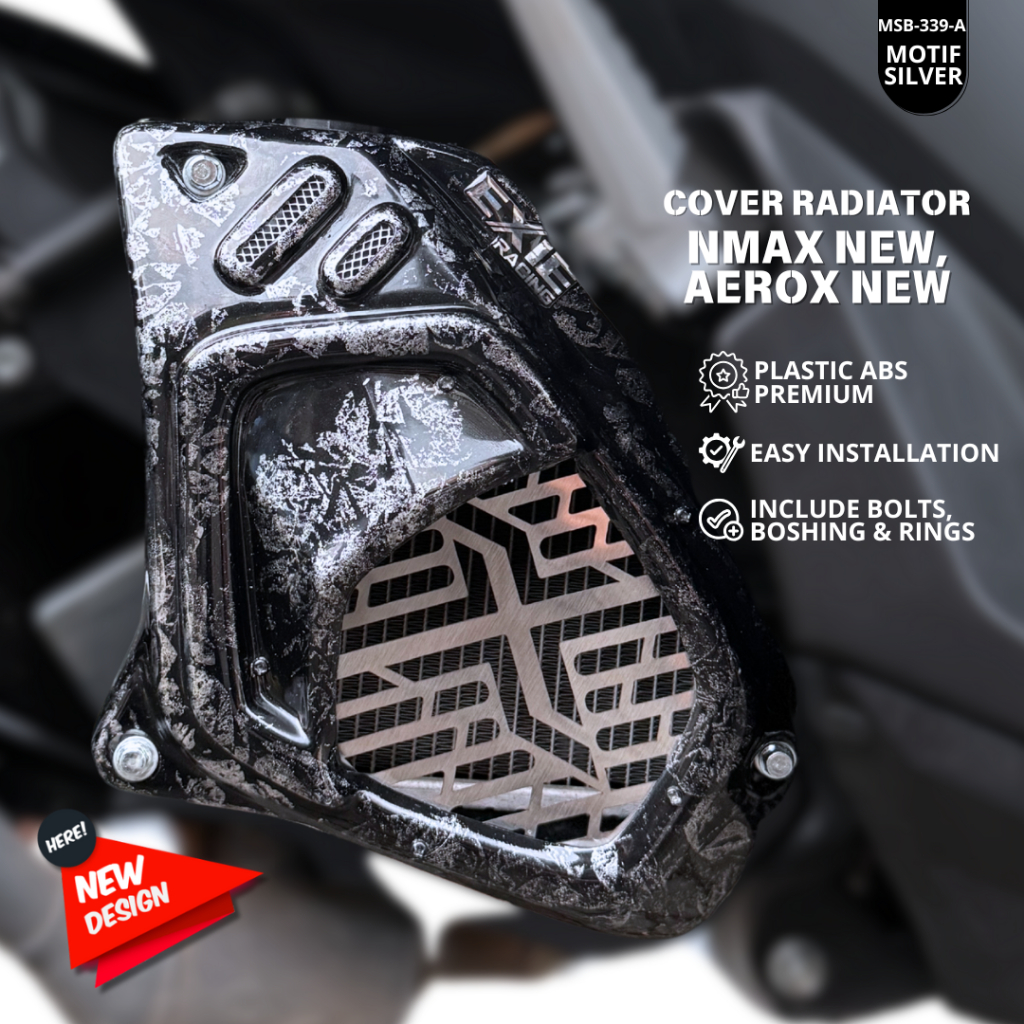 Yamaha Nmax ใหม่, Aerox ใหม่, Nmax NEO, Lexi 155 ฝาครอบหม้อน้ํา Exie Art ฝาครอบหม้อน้ํา