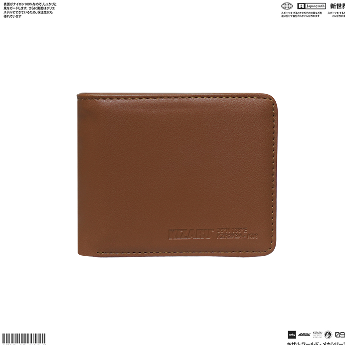 KIZARU EIKO WALLET Russet Brown Folding WALLET
