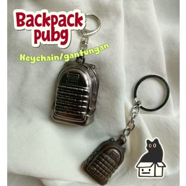 GANTUNGAN PUBG ที่แขวนกระเป๋า พวงกุญแจกระเป๋าเป้ PUBG กระเป๋า PUBG อุปกรณ์แขวนจิ๋ว