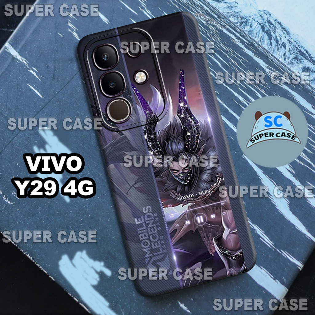 (Q20) Procamera Softcase สําหรับ VIVO Y29 4G HP ใหม่ล่าสุด | ฮีโร่ ML MOTIF | VIVO Y29 4G I Casing V