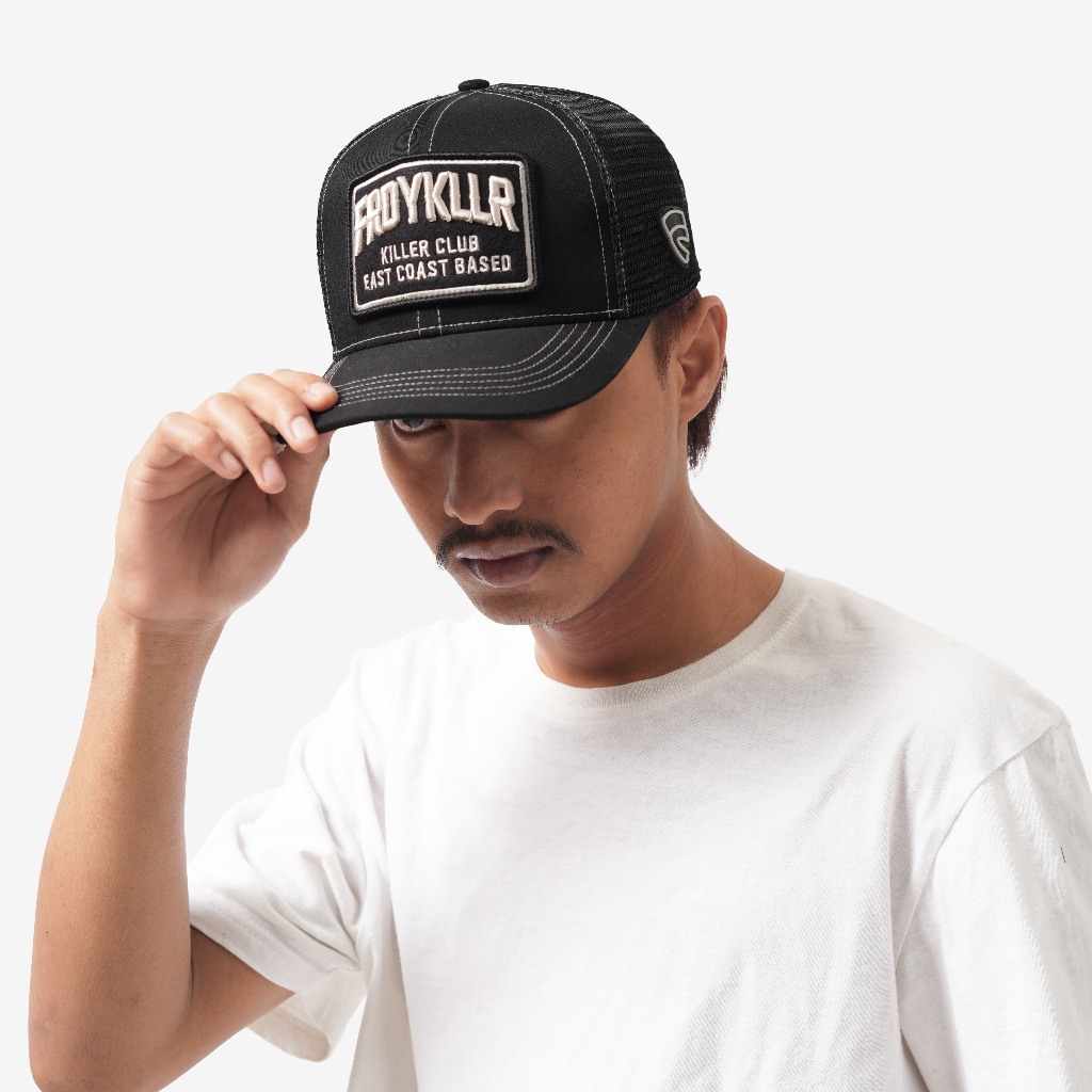 FRIDAY KILLER BLACK TRUCKER HAT หมวกผู้ชาย | KLLR CLUB สีดํา