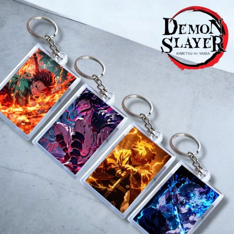 GANTUNGAN พวงกุญแจ Kimetsu No Yaiba (Demon Slayer) พวงกุญแจอะคริลิค