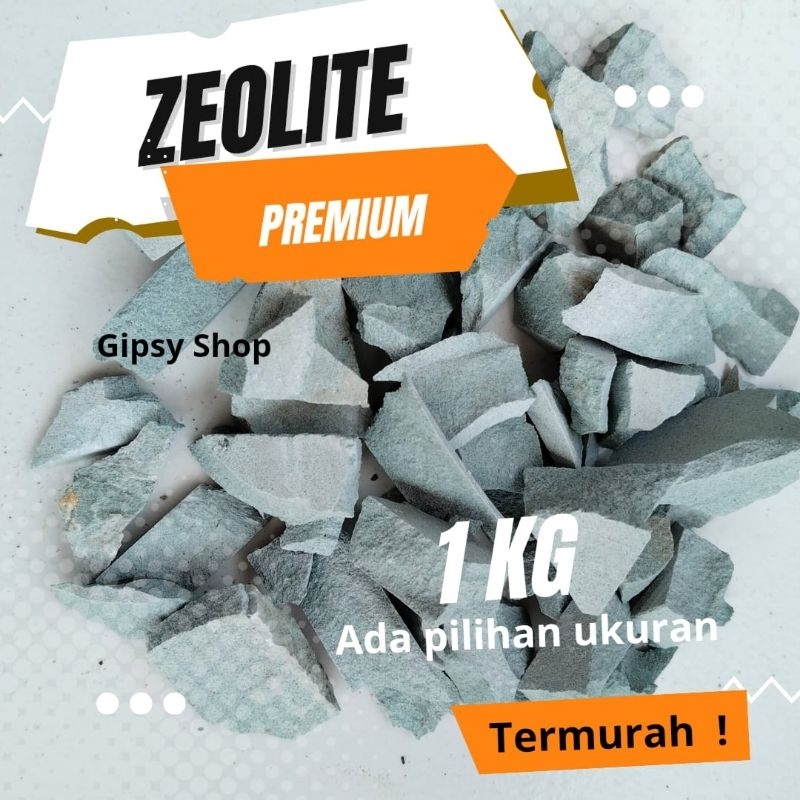 Zeolite หิน 1 กก. เครื่องกรองน้ํา zeolite กรองตู้ปลา zeolite หินฟอกอากาศบ่อ