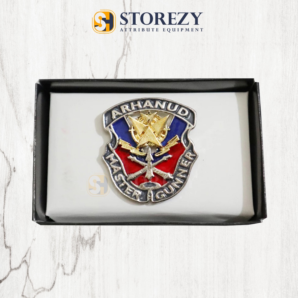 BREVET WING PIN ARHANUD MASTER GUNNER / EMBLEM PIN ARHANUD MASTER GUNNER