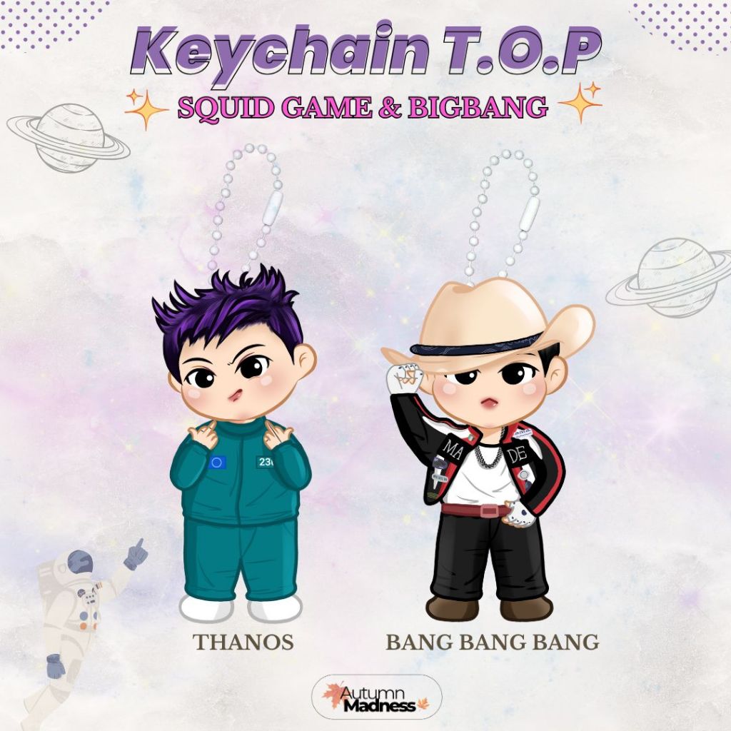 พวงกุญแจ TOP Bigbang Series & Thanos Squid Game 2
