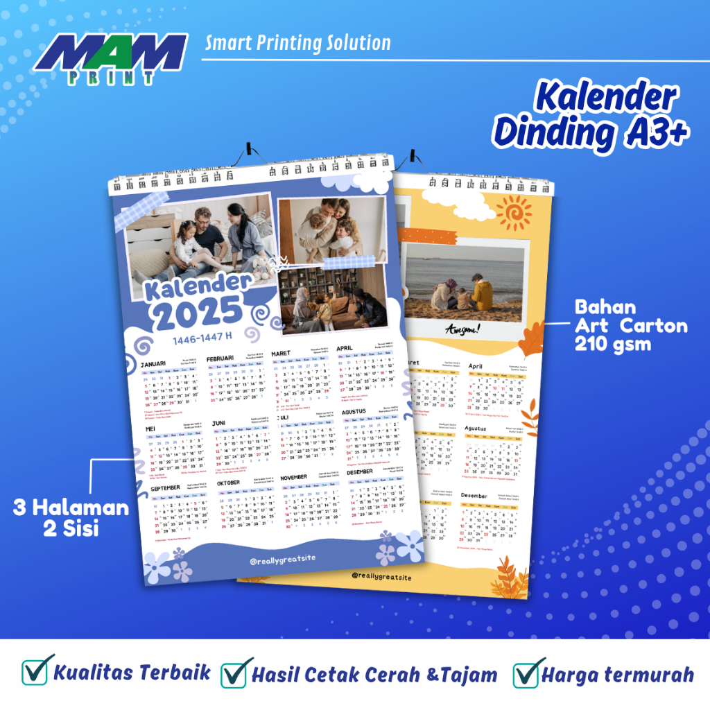 2025 CALENDAR ONTENTS 3 แผ่น/CUSTOM CALENDAR/WALL CALENDAR/CALENDER