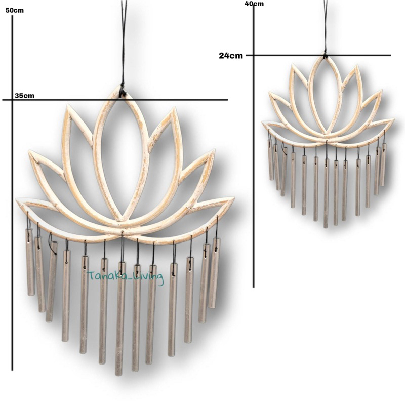 WIND CHIME / LOTUS WIND CHIME / BALI SOUVENIS / BALI CRAFTS
