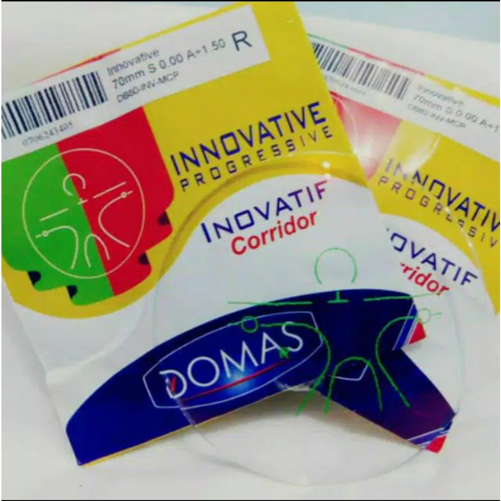 INNOVATIVE DOMAS PROGRESSIVE LENS ANTI-RADIATION UV REFLECTION