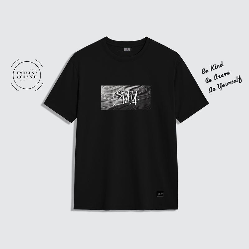 STAY HUMBLE EH แขนสั้นไมโครไฟเบอร์ Streetwear XS-5XL HUMBLE-MFSS-0002