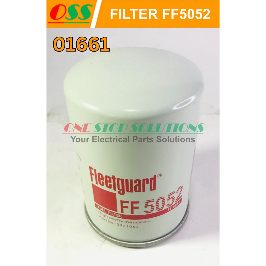 MESIN FLEETGUARD FF5052 กรองสําหรับ CUMMINS GENSET ENGINE