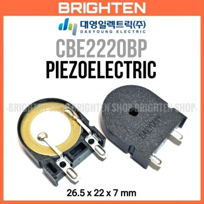 DAEYOUNG CBE2220BP Piezoelectric Passive Buzzer Passive 2KHz
